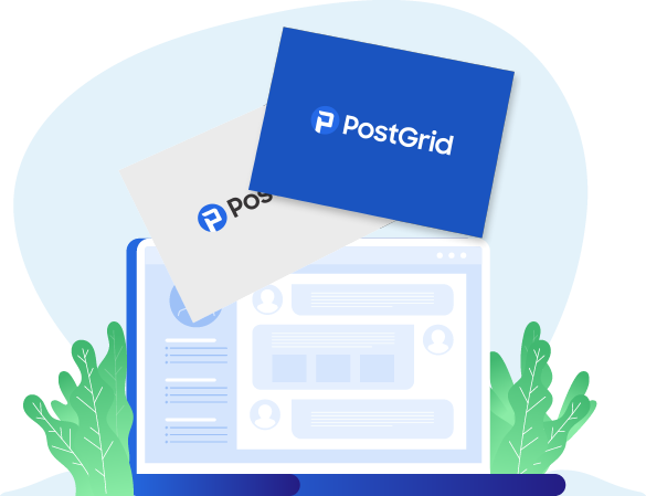 postgrid postcard print and mail