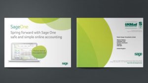 sage accounting postcard