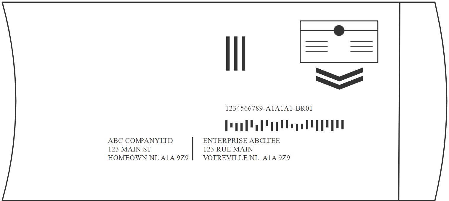 business reply mail envelope brm