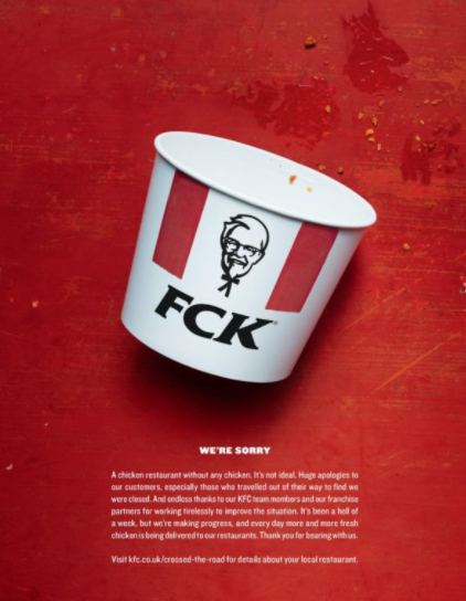 kfc print advertisement